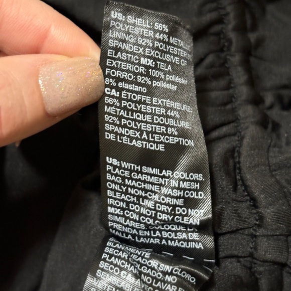 WHBM OFF THE SHOULDER LONG SLEEVE SHIMMER METALLIC BLOUSE TOP GLAMOUR SIZE MED - Picture 8 of 8